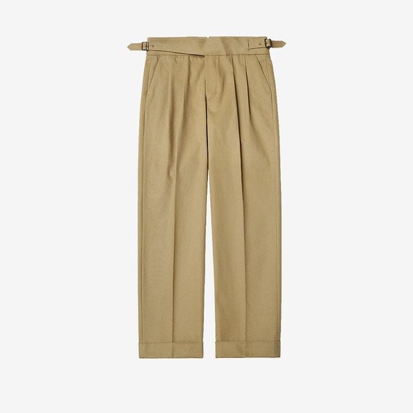 Cotton Gurkha Trousers (Beige)