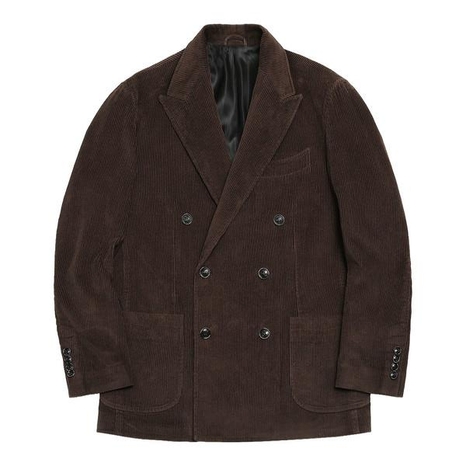 6B Corduroy Washed Double Jacket (Brown)