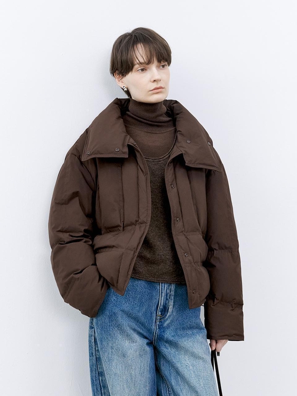 [12/4예약배송]TG_Design lapel down jacket_2color