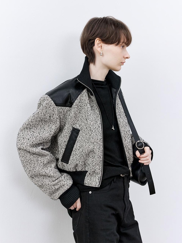 TG_Patchwork cropped jacket_2color