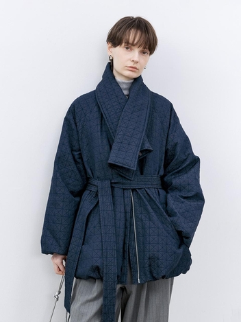 TG_Jacquard puff down jacket_2color