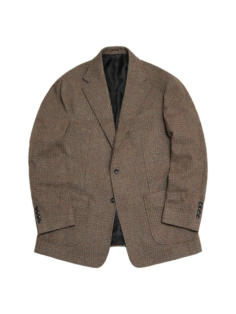 410 Check Wool Jacket (Brown)