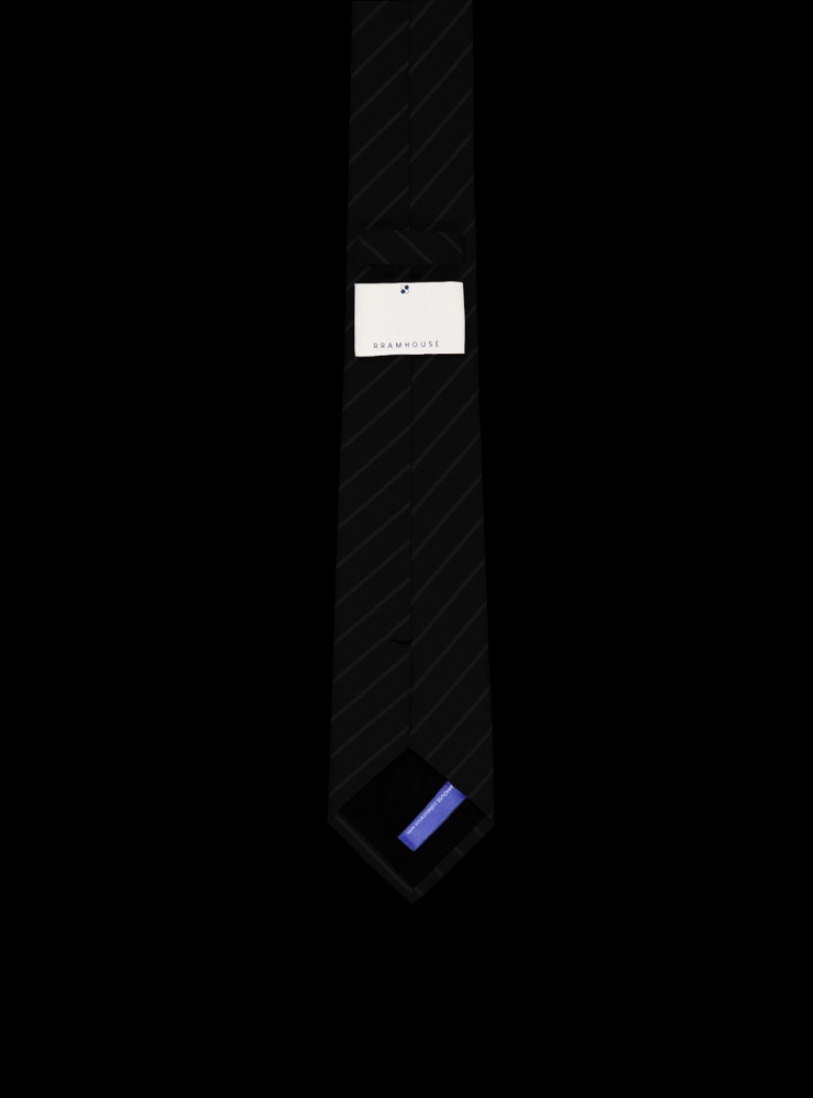 Stripe necktie (black)