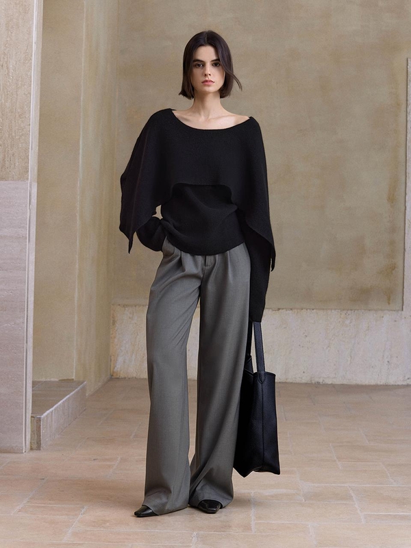 YY_Commuter wide-leg long pants