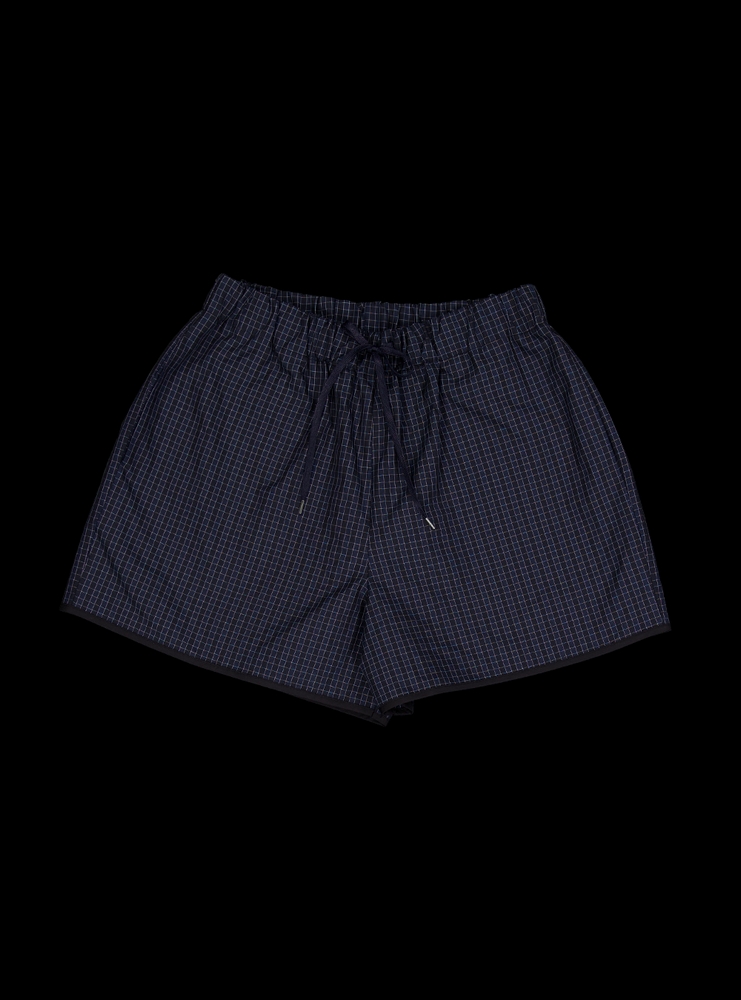 Checkboard shorts (navy)