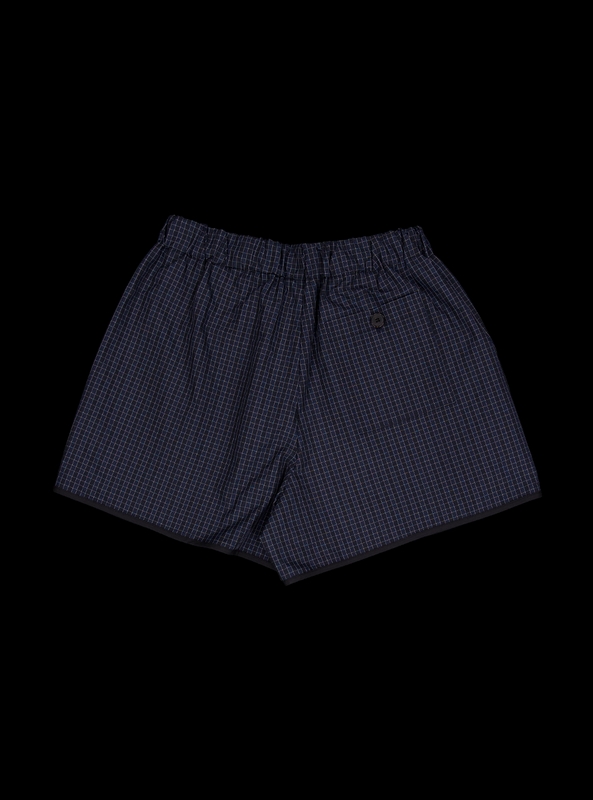 Checkboard shorts (navy)