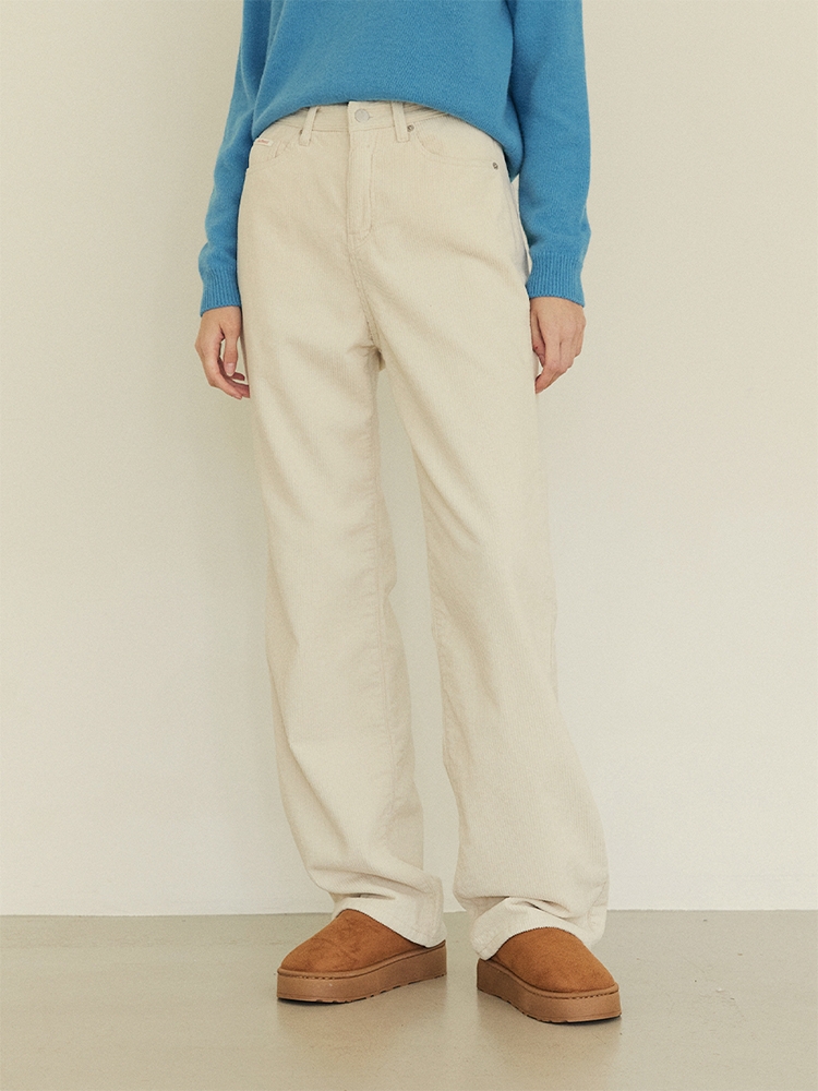 CORDUROY WIDE PANTS (2COLORS)