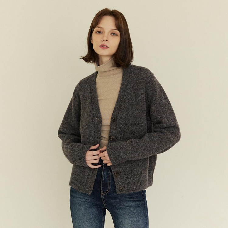 PURE KNIT CARDIGAN (2COLORS)