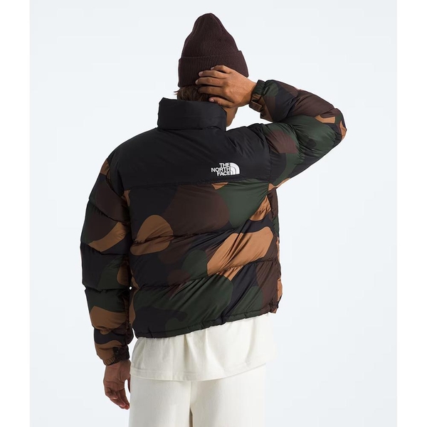 노스페이스 남성 1996 레트로 눕시 Nuptse 패딩 자켓 TNF Black Block Camo Print