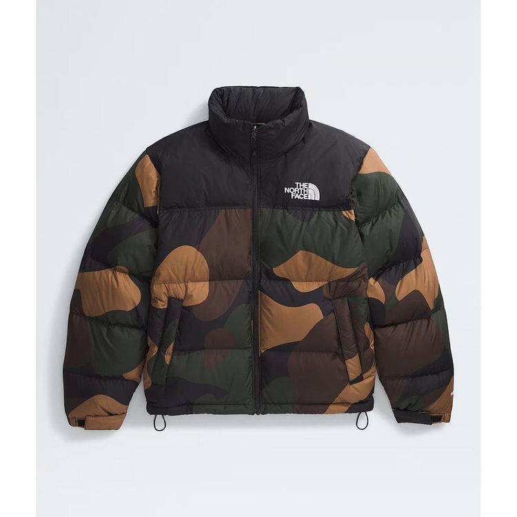 노스페이스 남성 1996 레트로 눕시 Nuptse 패딩 자켓 TNF Black Block Camo Print