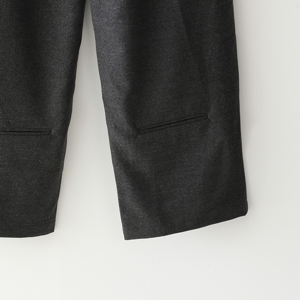 Bluesf woolen wide slacks