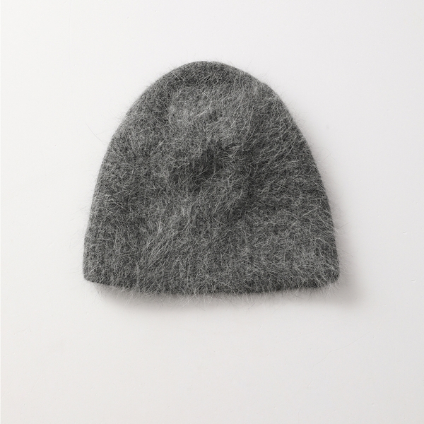 Bluesf angora knit beanie 