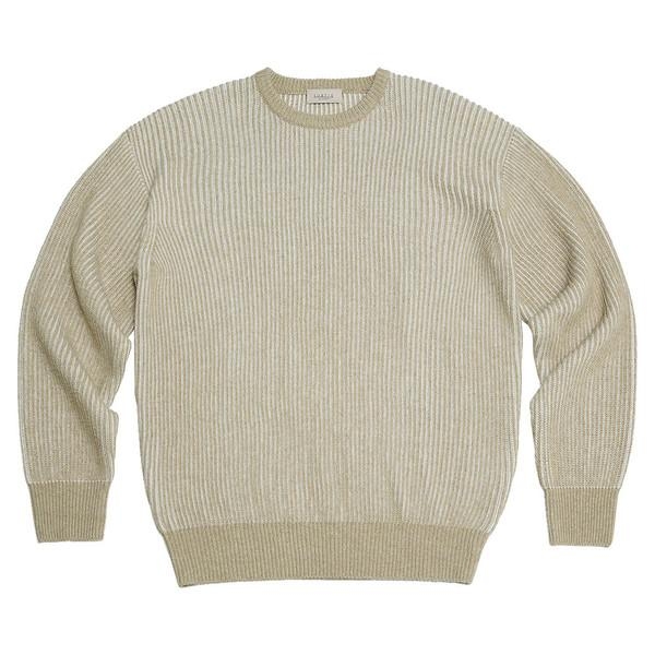 Cashmere Blended Crew neck Knit (Beige)