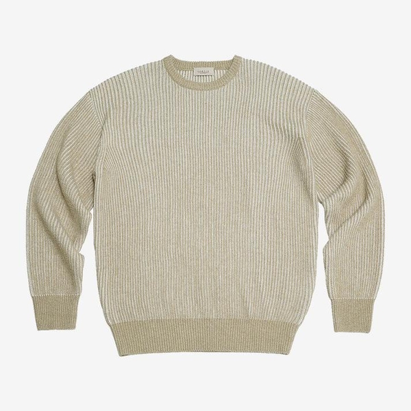 Cashmere Blended Crew neck Knit (Beige)