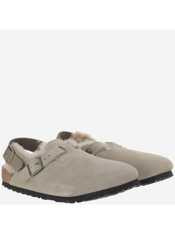 버켄스탁 FW24 Birkenstock Sandals 1028349TAUPE Tokio Shearling taupe