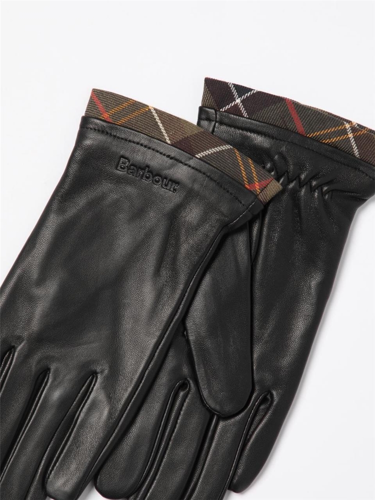 바버 FW24 Barbour Womens Gloves LGL0048 BK11 Black