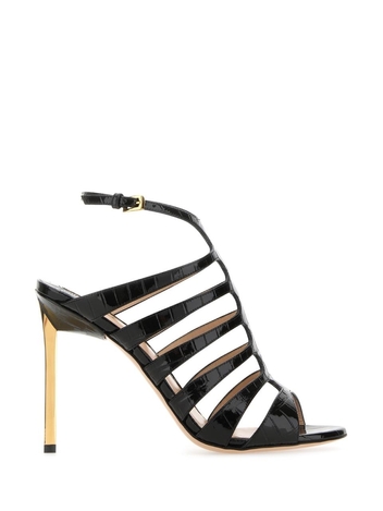 톰 포드 SS24 TOM FORD SANDALS W3425LSP035G 1N001 BLACK