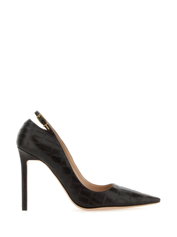 톰 포드 SS24 TOM FORD HEELS W3389LGO047X 1B087 ESPRESSO