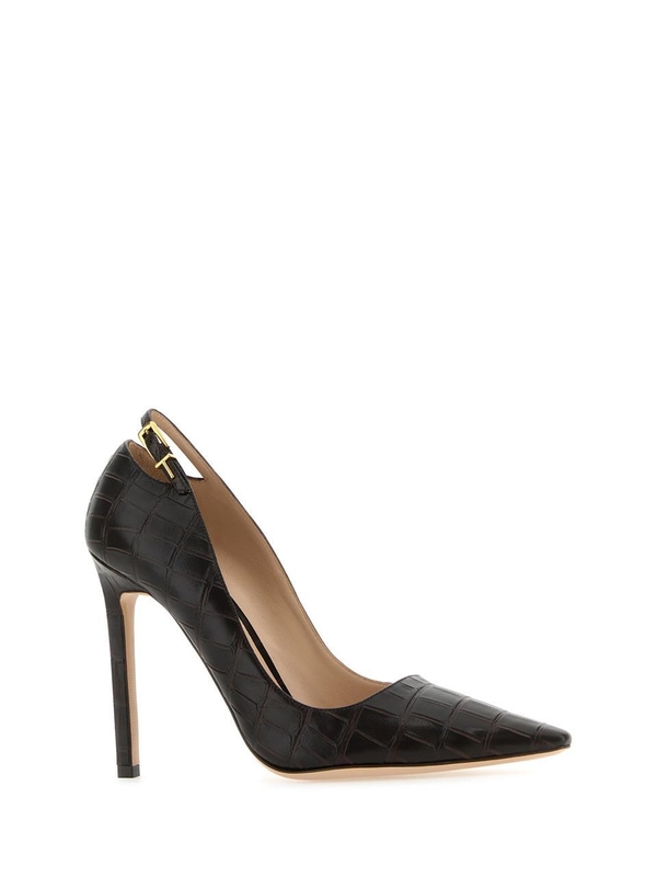 톰 포드 SS24 TOM FORD HEELS W3389LGO047X 1B087 ESPRESSO