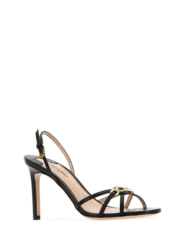 톰 포드 FW24 TOM FORD SANDALS W3387LCL002G 1N001 BLACK