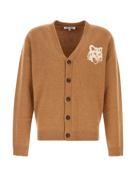 메종키츠네 FW24 MAISON KITSUNE KNITWEAR NM00508KM0329 P270 SEQUOIA