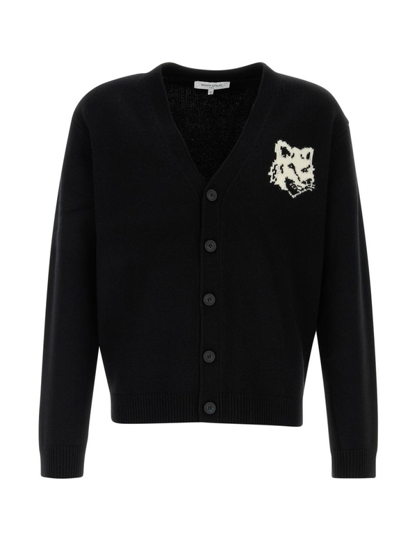 메종키츠네 FW24 MAISON KITSUNE KNITWEAR NM00508KM0329 P199 BLACK