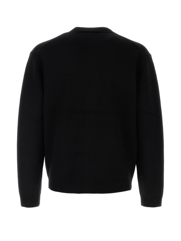 메종키츠네 FW24 MAISON KITSUNE KNITWEAR NM00508KM0329 P199 BLACK