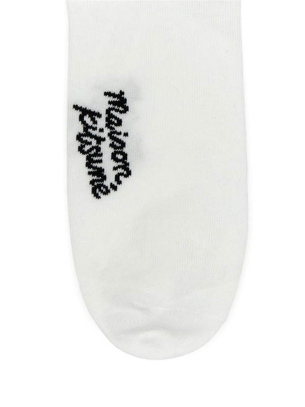 메종키츠네 FW24 MAISON KITSUNE SOCKS MM06402KT0010 P100 WHITE