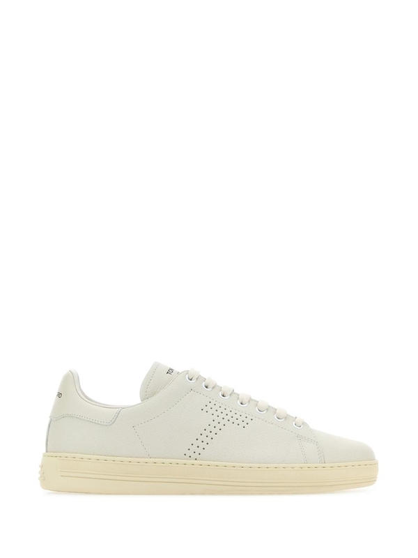 톰 포드 FW24 TOM FORD SNEAKERS J1507LCL045L 3WW06 BUTTERCREAM