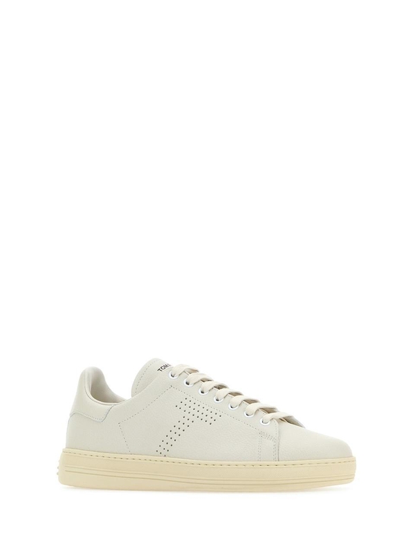 톰 포드 FW24 TOM FORD SNEAKERS J1507LCL045L 3WW06 BUTTERCREAM