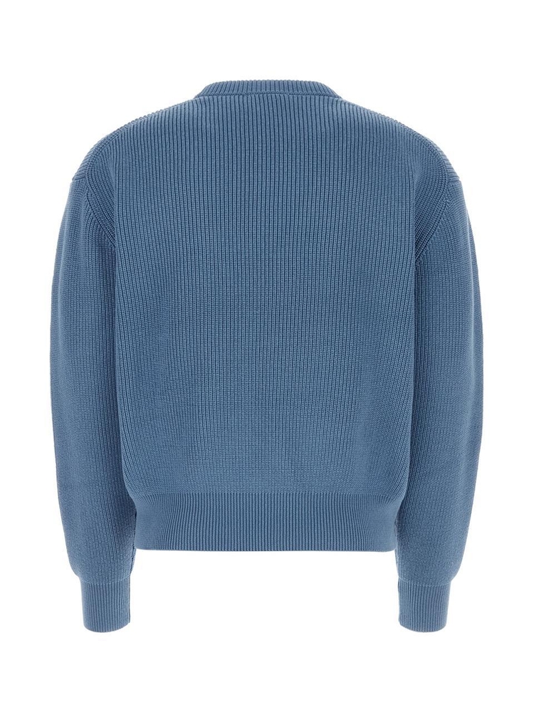 메종키츠네 SS24 MAISON KITSUNE KNITWEAR MM00809KT1098 P428 HAMPTONBLUE