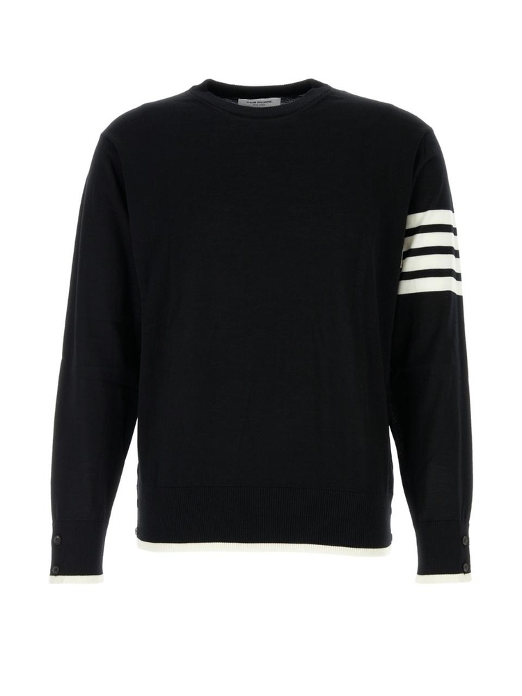 톰 브라운 FW24 THOM BROWNE KNITWEAR MKA002DY1014 001 BLACK