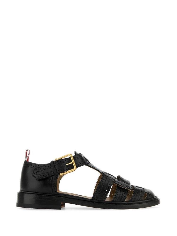 톰 브라운 SS23 THOM BROWNE SANDALS MFL097A05584 001 BLACK