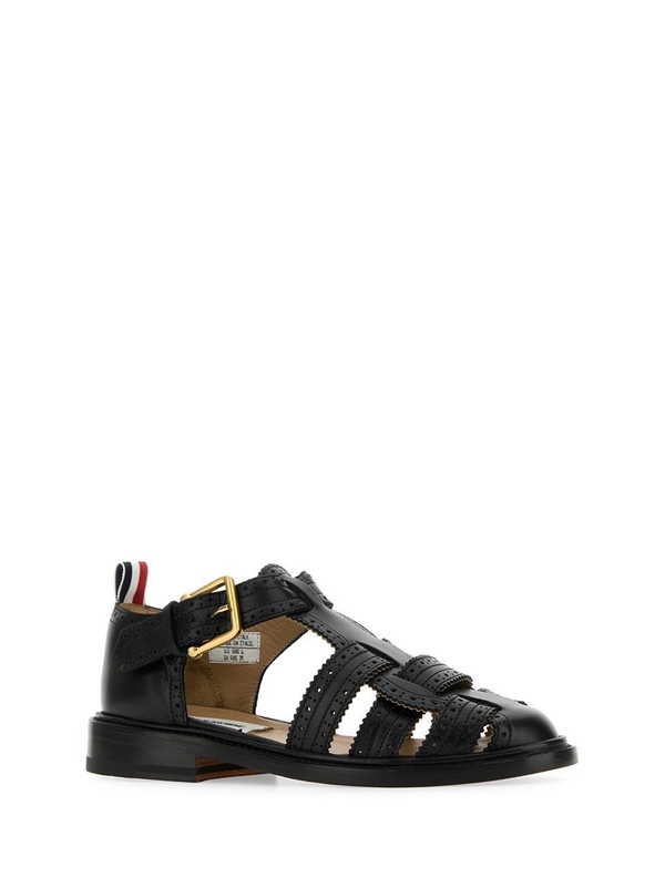 톰 브라운 SS23 THOM BROWNE SANDALS MFL097A05584 001 BLACK