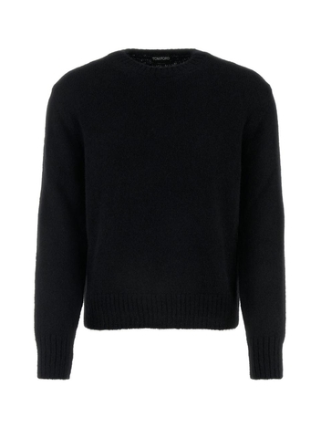 톰 포드 FW24 TOM FORD KNITWEAR KCL032YMB004F24 LB999 BLACK