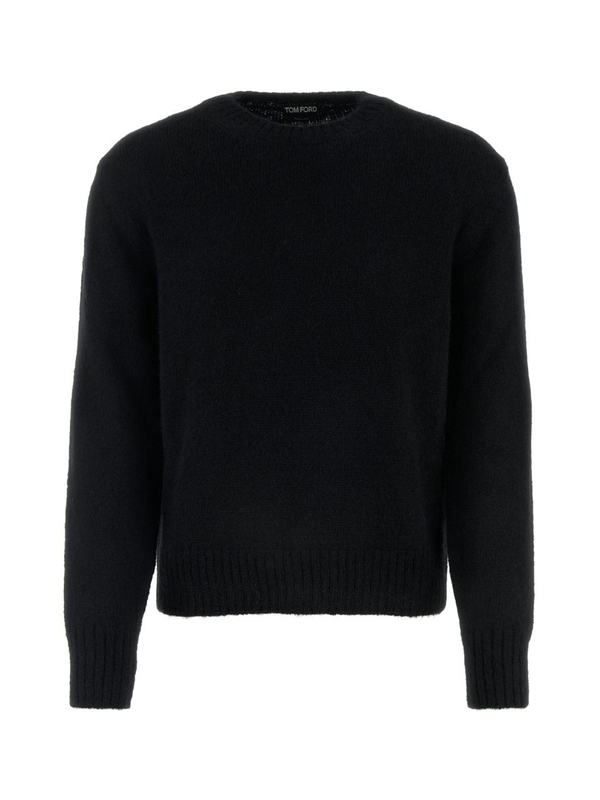 톰 포드 FW24 TOM FORD KNITWEAR KCL032YMB004F24 LB999 BLACK