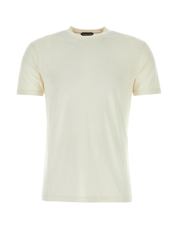 톰 포드 SS24 TOM FORD T-SHIRT JCS004JMT002S23 AW100 ECRU