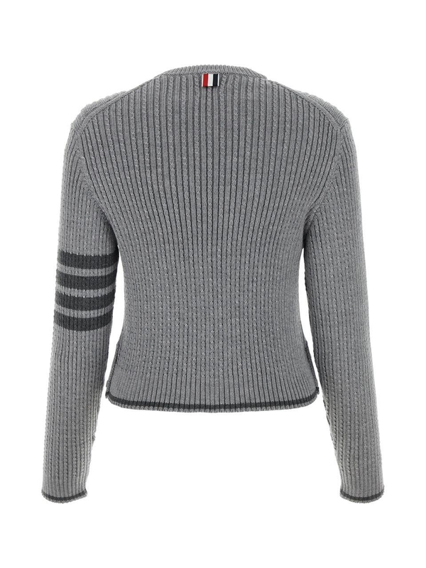 톰 브라운 FW24 THOM BROWNE KNITWEAR FKA465AY1024 055 LTGREY