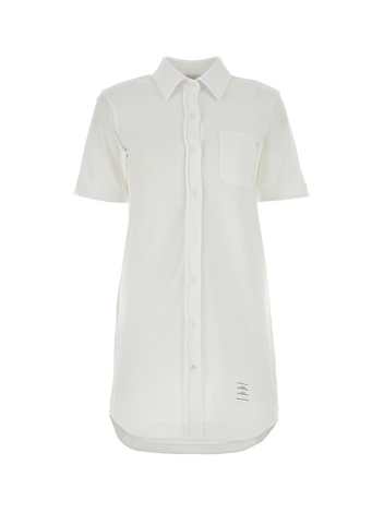 톰 브라운 SS24 THOM BROWNE DRESSES FJS178E00050 100 White