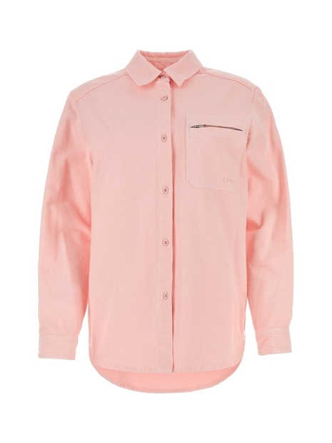 아페쎄 SS24 APC SHIRTS COFCNF02915 FAB PALEPINK