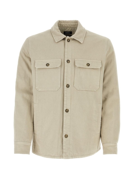 아페쎄 SS24 APC SHIRTS COFCNH02899 BAE TAUPE