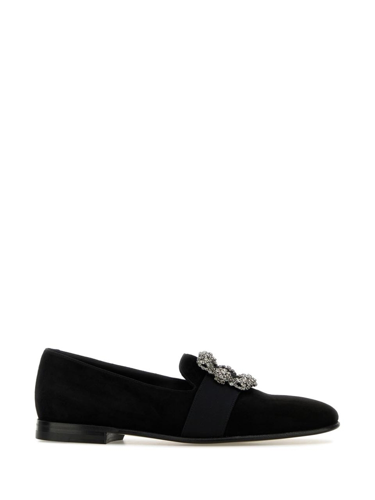 마놀로 블라닉 FW24 MANOLO BLAHNIK LOAFERS CARLTON3242908 BLCK BLCK