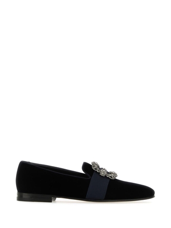 마놀로 블라닉 SS24 MANOLO BLAHNIK LOAFERS CARLTON1190658 DBLU DBLU