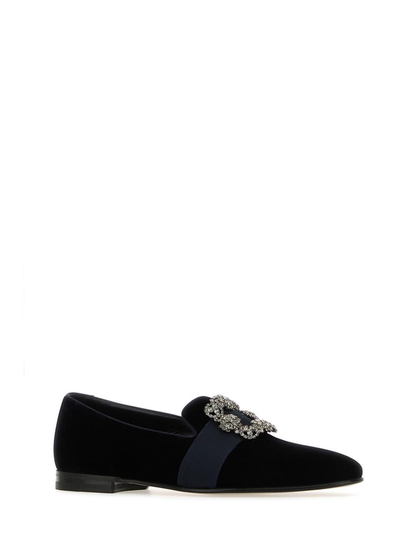 마놀로 블라닉 SS24 MANOLO BLAHNIK LOAFERS CARLTON1190658 DBLU DBLU