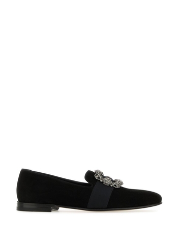 마놀로 블라닉 SS24 MANOLO BLAHNIK LOAFERS CARLTON3180535 BLCK BLCK