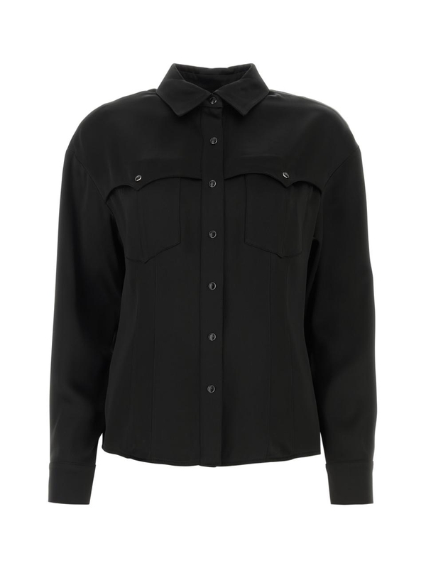 톰 포드 SS23 TOM FORD SHIRTS CAD026DEX186 LB999 BLACK