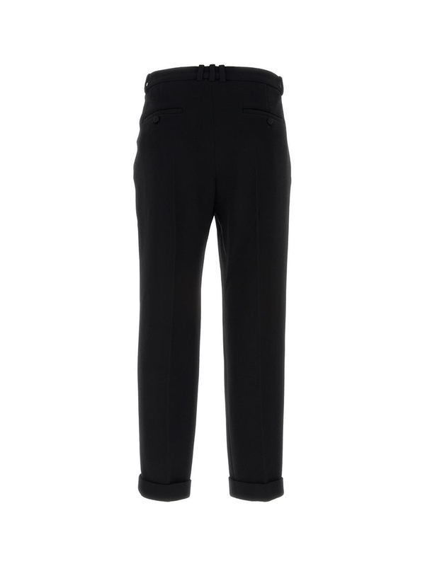 발망 FW23 BALMAIN TROUSERS BH0PM030WB86 0PA NOIR