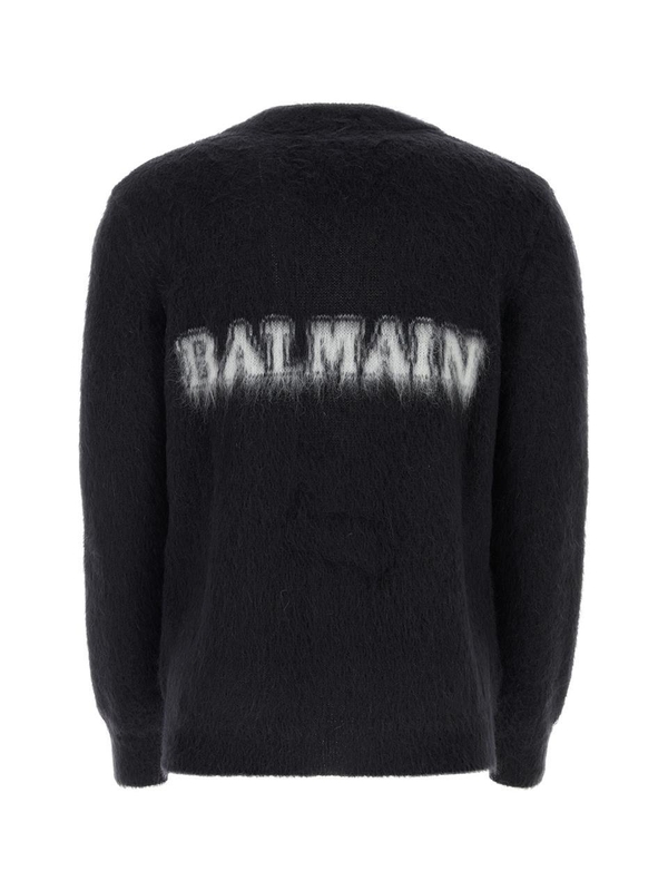 발망 FW23 BALMAIN KNITWEAR BH0KL003KF38 EAB NOIRBLANC