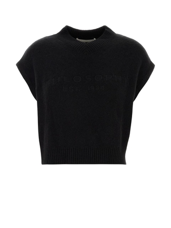 필로소피 디 로렌조 세라피니 FW24 PHILOSOPHY OF LORENZO SERAFINI KNITWEAR A08855702 0555 NERO