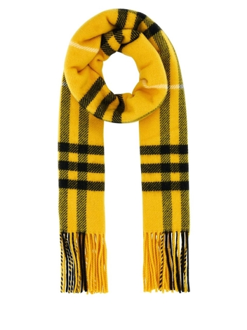 버버리 FW23 BURBERRY SCARVES AND FOULARDS 8073682 B7307 PEAR